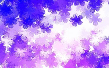 Açık Mor, çiçekli pembe vektör soyut arkaplan çiçekli zarif parlak illüstrasyon. İşiniz için en iyi tasarım..