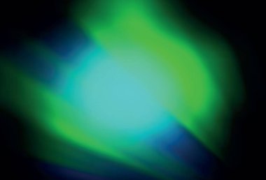 Koyu yeşil vektör parlak dokuyu bulanıklaştırdı. Gradyan ile modern soyut çizim. Marka kitabı için zarif bir arkaplan.