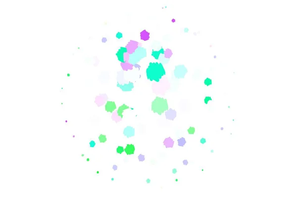 Fond Vectoriel Multicolore Clair Avec Des Formes Abstraites Formes Chaotiques — Image vectorielle