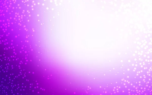 Світло Рожевий Векторний Шаблон Космічними Зірками Космічні Зірки Розмитому Абстрактному — стоковий вектор
