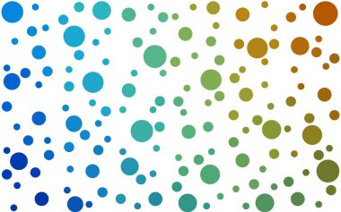 Noktalı koyu renkli vektör arkaplanı. Doğa tarzında renkli baloncuklu soyut illüstrasyon. İş ilanınız için tasarım.