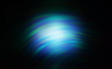 Eğri çizgileri olan koyu mavi vektör şablonu. Değişken çizgileri olan renkli soyut çizimler. Tasarımınız için tamamen yeni bir şablon.