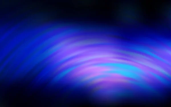 Темний Blue Векторний Шаблон Вигнутими Лініями Геометрична Ілюстрація Абстрактному Стилі — стоковий вектор