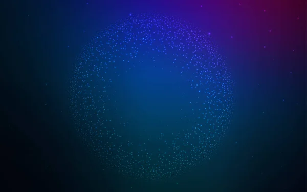 Dark Pink Modré Vektorové Pozadí Astronomickými Hvězdami Rozmazaný Dekorativní Design — Stockový vektor