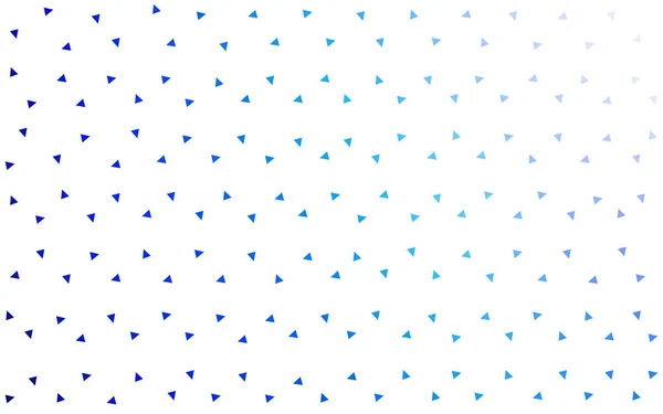 Jasnoniebieski Wektor Świecący Trójkątny Układ Kreatywna Geometryczna Ilustracja Stylu Origami — Wektor stockowy