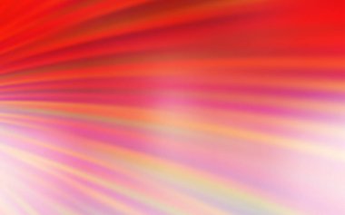 Eğimli çizgileri olan açık kırmızı vektör düzeni. Soyut ve gradyan renkte renkli çizimler. Cep telefonu ekranları için şablon.