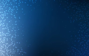 Gece gökyüzü desenle koyu mavi vektör yıldız. Büyükayı yıldız ile modern soyut resim. Desen fütüristik reklam, kitapçıklar için.