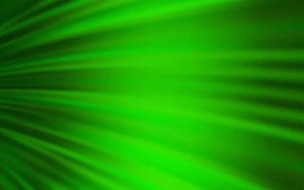 Luz Verde Fundo Vetorial Com Linhas Curvas Uma Ilustração Abstrata — Vetor de Stock