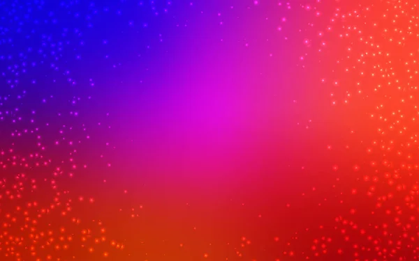 Hellblaue Rote Vektorstruktur Mit Milchstraßensternen Leuchtend Farbige Illustration Mit Hellen — Stockvektor