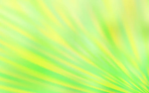 Světle Zelená Žlutá Vektorová Dispozice Rovnými Čárami Čáry Rozmazaném Abstraktním — Stockový vektor