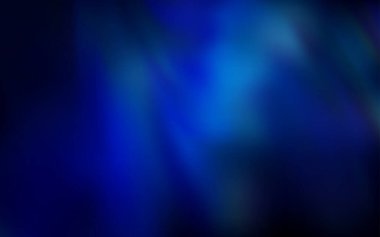 Koyu mavi vektör parlak dokuyu bulanıklaştırdı. Parlak renkli bir illüstrasyon. Marka kitabı için zarif bir arkaplan.