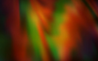 Koyu turuncu vektör arkaplanı bulanıklaştırmış. Gradyan tasarımlı, soyut, ışıltılı çizimler. Marka kitabı için zarif bir arkaplan.