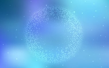 Açık Pembe, astronomik yıldızlı mavi vektör arkaplan. Bulanık arkaplandaki ve gradyanı olan uzay yıldızları. Astroloji web siteleri için desen.