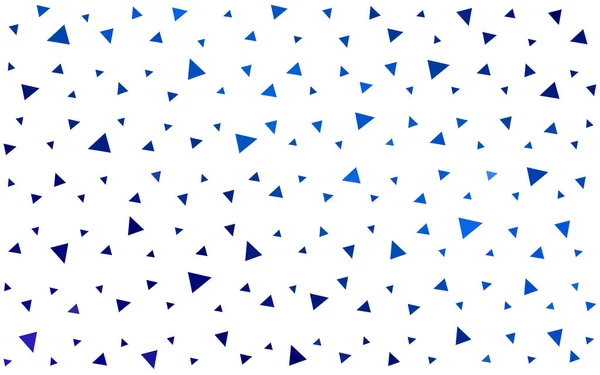Light Blue Vector Shining Triangular Layout Modern Abstract Illustration Triangles — Stock Vector