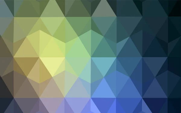 Light Blue Vektor Abstraktes Mosaikmuster Bunte Abstrakte Illustration Mit Dreiecken — Stockvektor