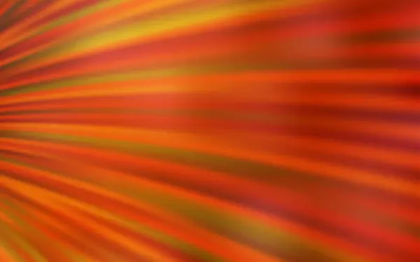 Modèle Vectoriel Orange Clair Avec Des Lignes Douces Illustration Abstraite — Image vectorielle