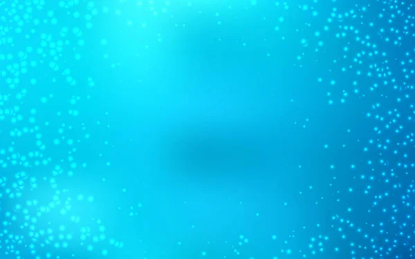 Agencement Vectoriel Bleu Clair Avec Étoiles Cosmiques Illustration Abstraite Scintillante — Image vectorielle