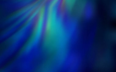 Koyu mavi vektör renkli bulanık arkaplan. Görüntü stili ve gradyanı olan yeni renkli çizimler. İşiniz için yepyeni bir tasarım..