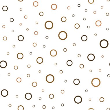 Lekesiz koyu turuncu vektör. Parlak renkli soyut çemberlerin olduğu bir resim. Kalıp fütüristik reklamlar ve kitapçıklar için kullanılabilir.