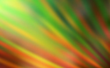 Açık yeşil, parlak çizgili sarı vektör arkaplan. Çizgilerle modern geometrik soyut çizim. Reklam, kitapçıklar, broşürler için desen.