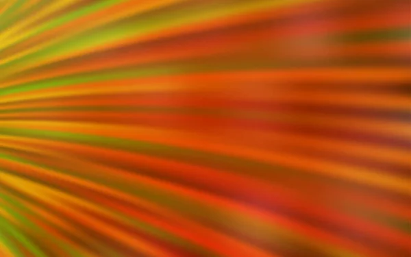 Светло Оранжевый Векторный Фон Изогнутыми Линиями Блестящие Абстрактные Иллюстрации Кривыми — стоковый вектор