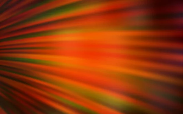 Σκούρο Πορτοκαλί Διάνυσμα Φόντο Καμπύλες Γραμμές Μια Κομψή Φωτεινή Απεικόνιση — Διανυσματικό Αρχείο