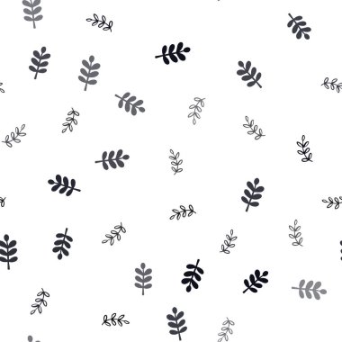 Koyu mavi, yeşil vektörlü kusursuz yapraklı zarif desen. Bulanık arkaplanda, gradyanı olan yapraklar. Duvar kağıdı ve kumaş yapımcıları için tasarım.