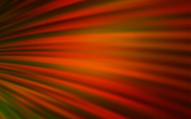 Eğri çizgileri olan koyu turuncu vektör arka planı. Değişken çizgileri olan renkli soyut çizimler. Tasarımınız için tamamen yeni bir şablon.