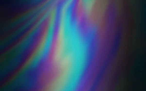 Dark Blue Vecteur Flou Briller Fond Abstrait Illustration Abstraite Colorée — Image vectorielle