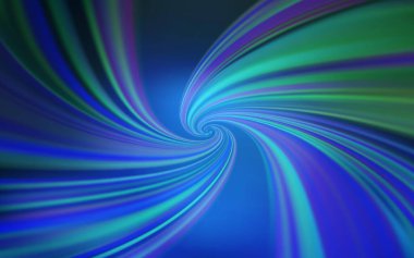 Açık mavi çizgili vektör arkaplanı. Açık mavi çizgili vektör arkaplanı. Kavisli çizgilerden oluşan parlak bir illüstrasyon. Markan için yeni kompozisyon.