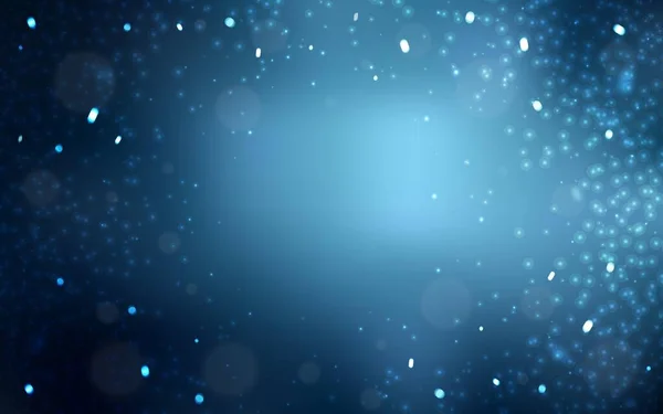 Modèle Vectoriel Bleu Foncé Avec Flocons Neige Noël Modèle Vectoriel — Image vectorielle
