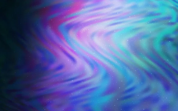 Dark Pink Blue Vector Background Galaxy Stars Dark Pink Blue — Stock Vector