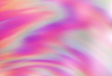 Açık pembe vektör renkli bulanık arkaplan. Açık pembe vektör soyut parlak şablon. Gradyan ile modern soyut çizim. Tasarımının yeni yolu.