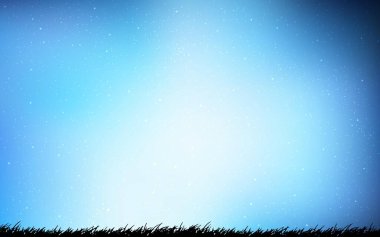 Galaksi yıldızlı koyu mavi vektör arkaplan. Galaksi yıldızlı koyu mavi vektör arkaplan. Parlak astronomik yıldızlı parlak renkli çizimler. Astroloji web siteleri için desen.