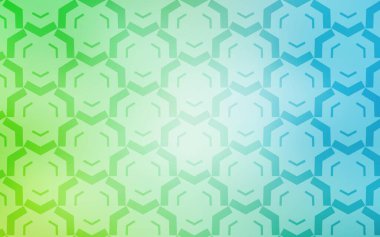 Açık mavi, eğri çizgileri olan yeşil vektör arkaplan. Açık mavi, eğri çizgileri olan yeşil vektör arkaplan. Basit bir şekilde parlak renkli bir illüstrasyon. Markan için yeni kompozisyon.