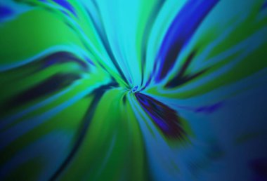 Eğri çizgileri olan koyu mavi vektör arkaplan. Eğri çizgileri olan koyu mavi vektör arkaplan. Soyut ve gradyan renkte renkli çizimler. Tasarımınız için renkli dalga deseni.