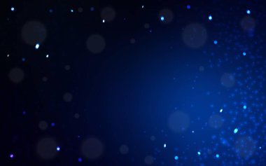 Koyu mavi vektör arka plan ve güzel kar taneleri. Koyu mavi vektör arka plan ve güzel kar taneleri. Buz kristalleri ile soyut resimleme. Yeni yıl broşürleri için desen.