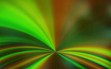 Açık yeşil vektör soyut parlak arkaplanı bulanıklaştırdı. Açık yeşil vektör arkaplanı bulanıklaştırdı. Gradyan tasarımlı, soyut, ışıltılı çizimler. İş tasarımınız için yeni biçim.