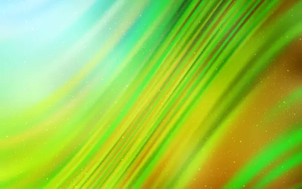 Vert Clair Fond Vectoriel Jaune Avec Des Étoiles Astronomiques Vert — Image vectorielle