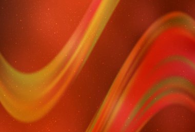 Gece gökyüzü yıldızlı açık turuncu vektör deseni. Gece gökyüzü yıldızlı açık turuncu vektör deseni. Bulanık dekoratif tasarım galaksi yıldızlarıyla basit bir stilde. Astronomi web siteleri için desen.