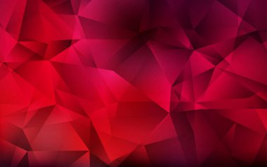 Koyu kırmızı vektör düşük poli düzeni. Koyu kırmızı vektör düşük poli düzeni. Çokgen tarzda tamamen yeni bir renk çizimi. Arkaplanlarınız için desenli desen.