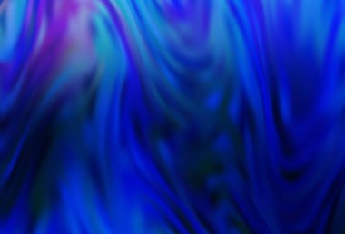 Koyu mavi vektör parlak soyut arkaplan. Koyu mavi vektör, parlak soyut arkaplanı bulanıklaştırdı. Soyut renkli gradyan çizimi. Marka kitabınız için yeni biçim tasarımı.