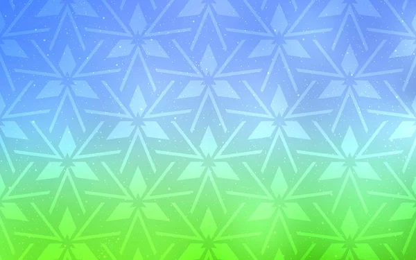Bleu Clair Fond Vectoriel Vert Avec Style Polygonal Bleu Clair — Image vectorielle