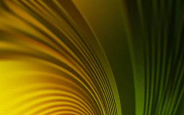 Verde Oscuro Fondo Vectorial Amarillo Con Líneas Irónicas Verde Oscuro — Vector de stock