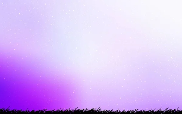 Modèle Vectoriel Violet Clair Avec Étoiles Spatiales Modèle Vectoriel Violet — Image vectorielle