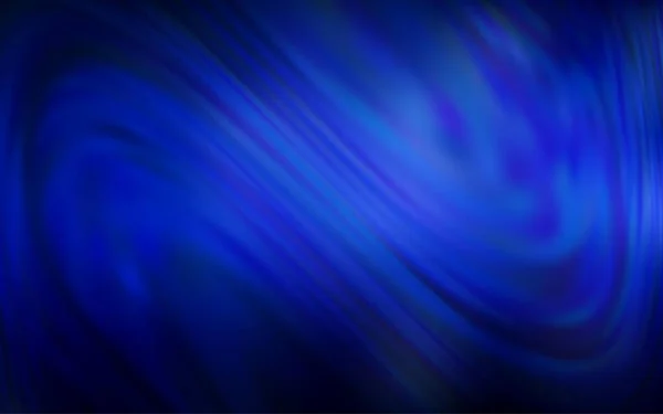 Dunkelblauer Vektor Verschwommenes Muster Dark Blue Vektor Bunte Unschärfe Hintergrund — Stockvektor