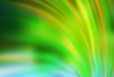 Açık yeşil, sarı vektör bulanık parlak soyut arkaplan. Açık yeşil, sarı vektör modern zarif fon. Eğilimli zarif, parlak bir çizim. Çalışmalarınız için akıllı tasarım.