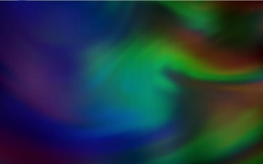 Koyu mavi, yeşil vektör parlak dokuyu bulanıklaştırdı. Koyu mavi, yeşil vektör soyut parlak desen. Yaratıcı illüstrasyon, yarım tonlu ve eğimli. İşiniz için yepyeni bir tasarım..