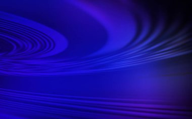 Bükülmüş çizgileri olan koyu mavi vektör arkaplan. Bükülmüş çizgileri olan koyu mavi vektör arkaplan. Basit bir şekilde parlak renkli bir illüstrasyon. Tasarımınız için renkli dalga deseni.