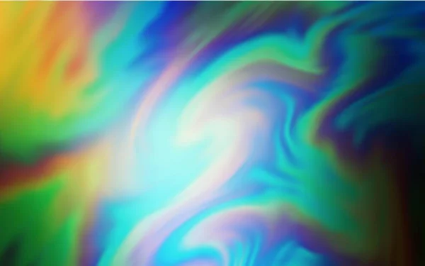 Bleu Clair Vert Vecteur Flou Brillance Texture Abstraite Bleu Clair — Image vectorielle